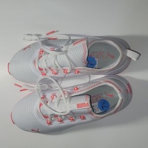 Puma women, 7.5, White and Orange excelente condiciones New.